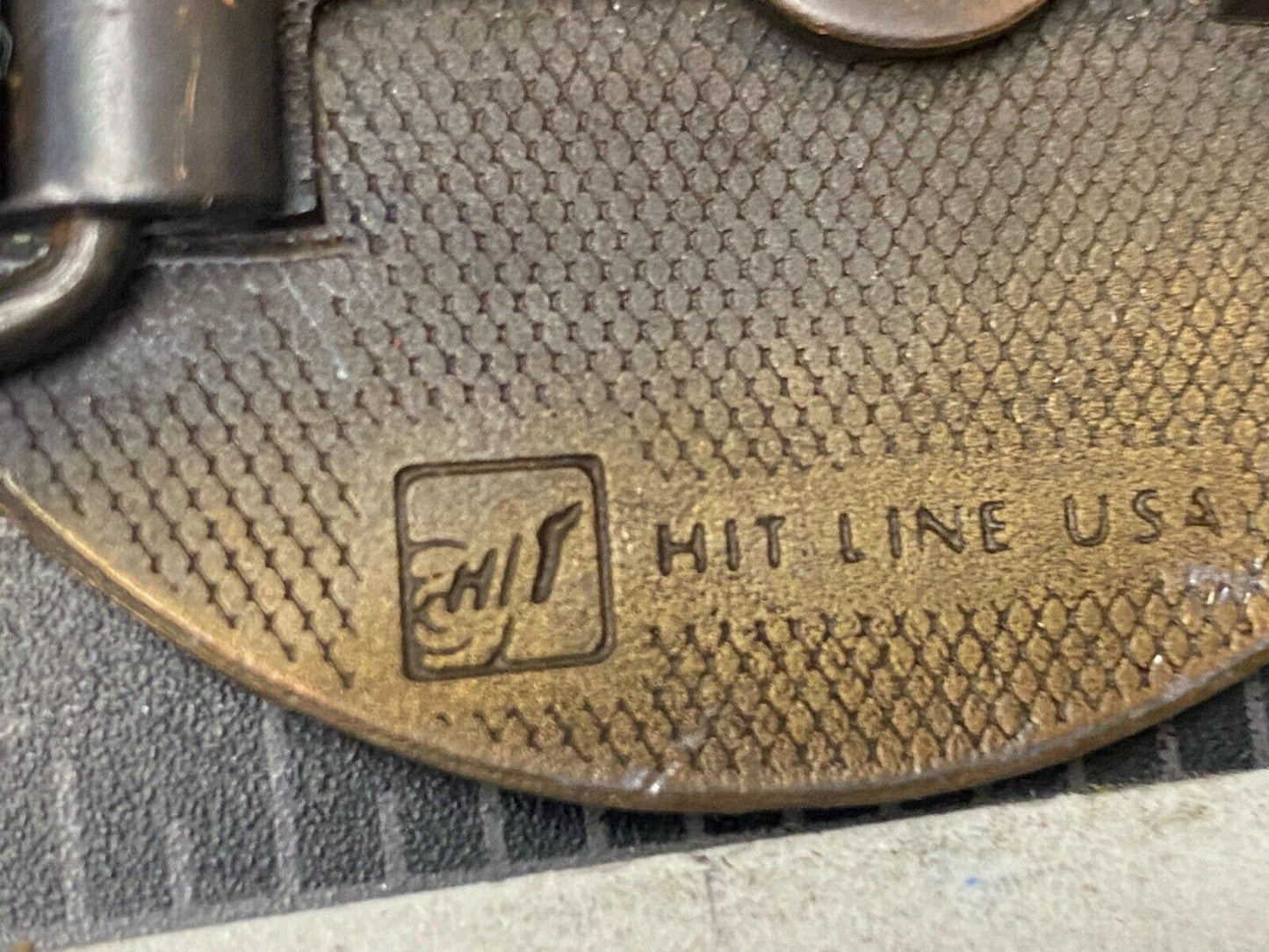 Berwick Bay Oil Company Atchafalaya River In Louisiana Belt Buckle By Hit Line