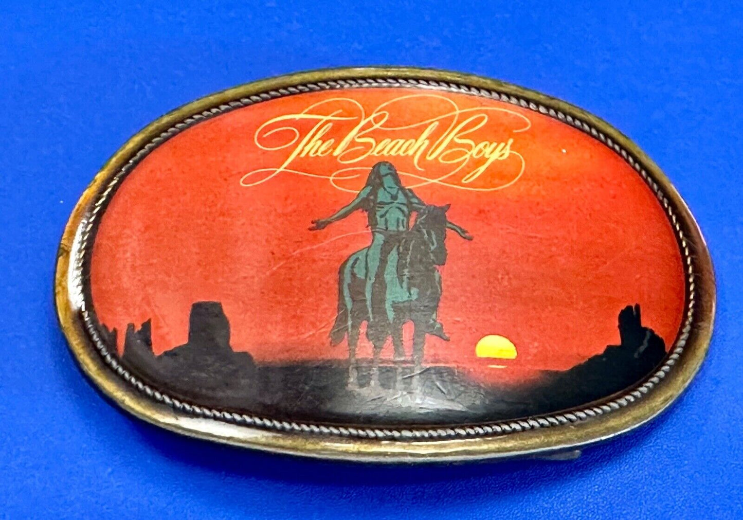 The Beach Boys, Endless Summer RARE Band Music Vintage 1976 Pacifica belt buckle