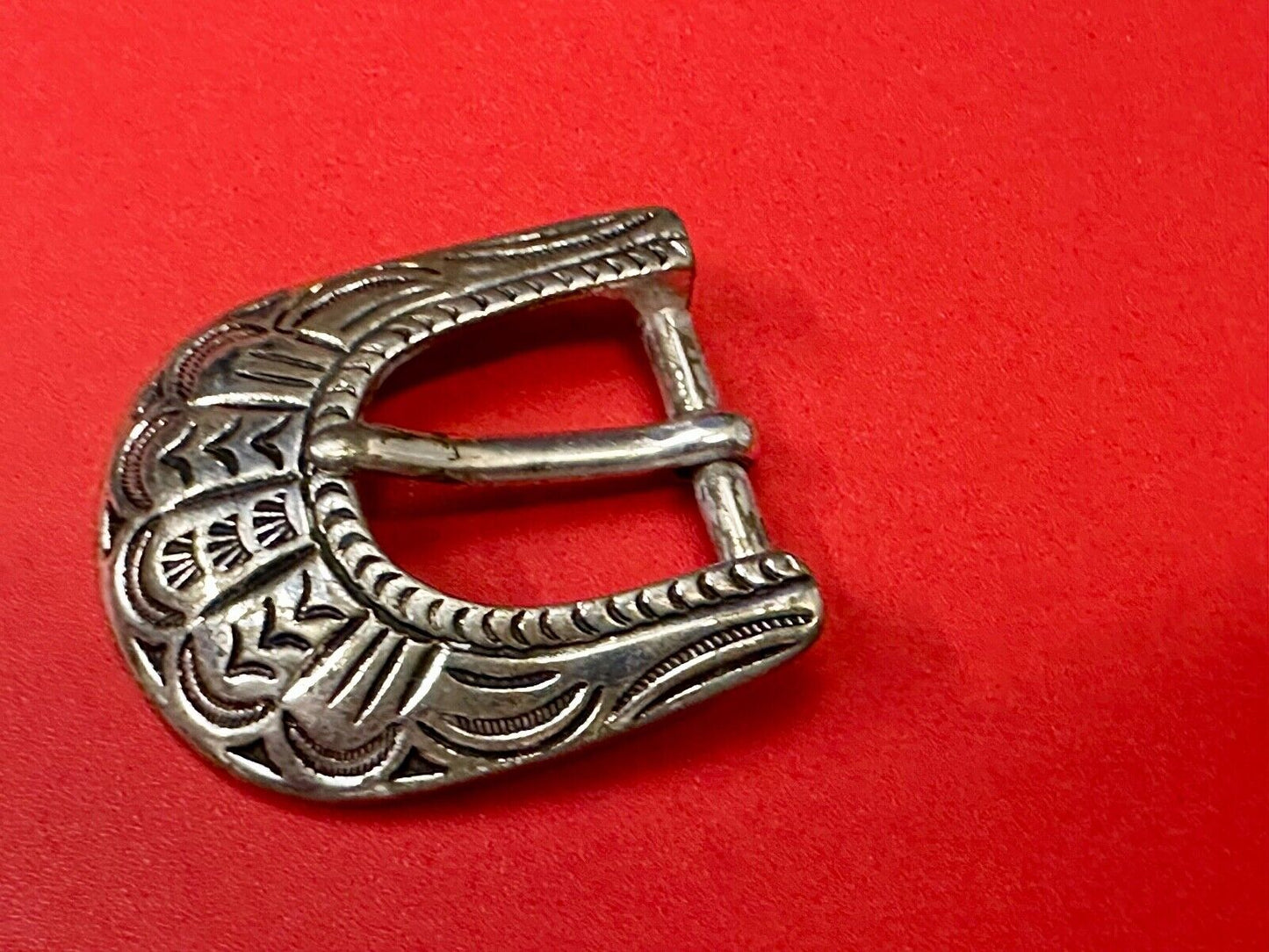 2" wide, silver tone ranger style Replacement Liz Claiborne belt buckle