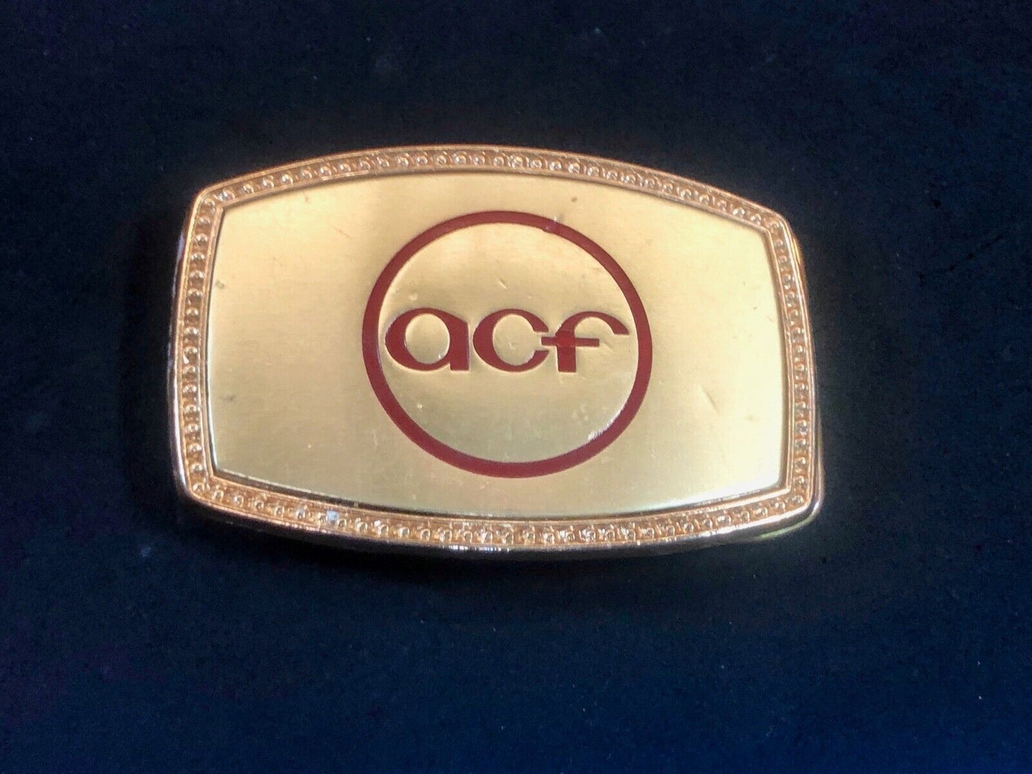 ACF. Association Of Consulting Foresters Vintage Belt Buckle