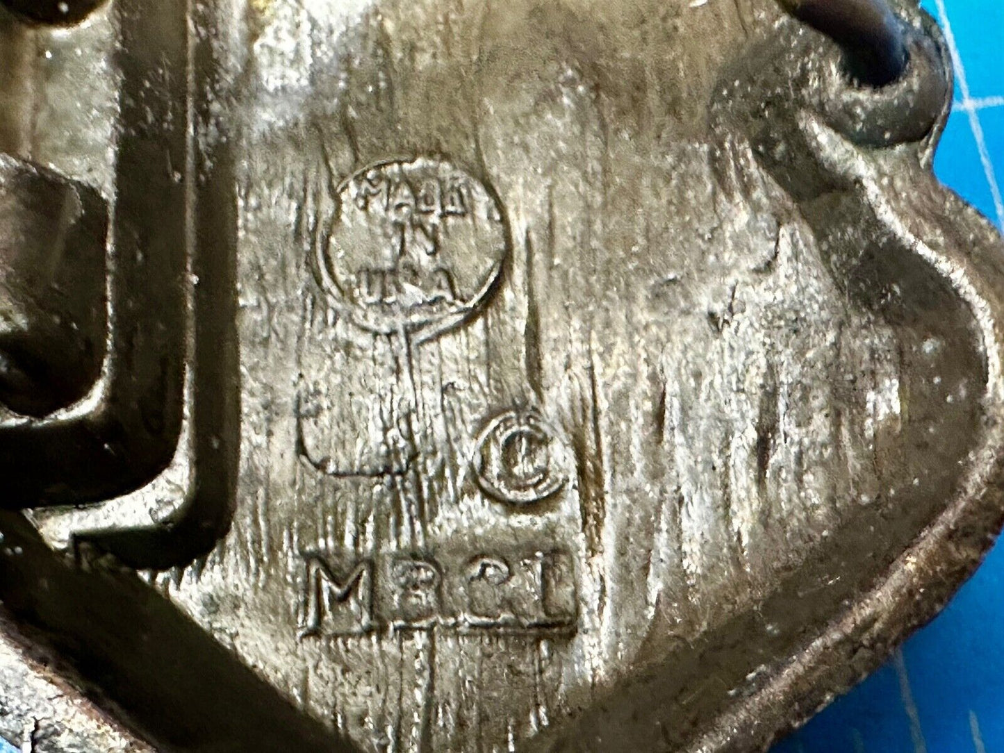Bearded Devil Vintage MBCI Fantasy Man Head Vintage 70s Belt Buckle