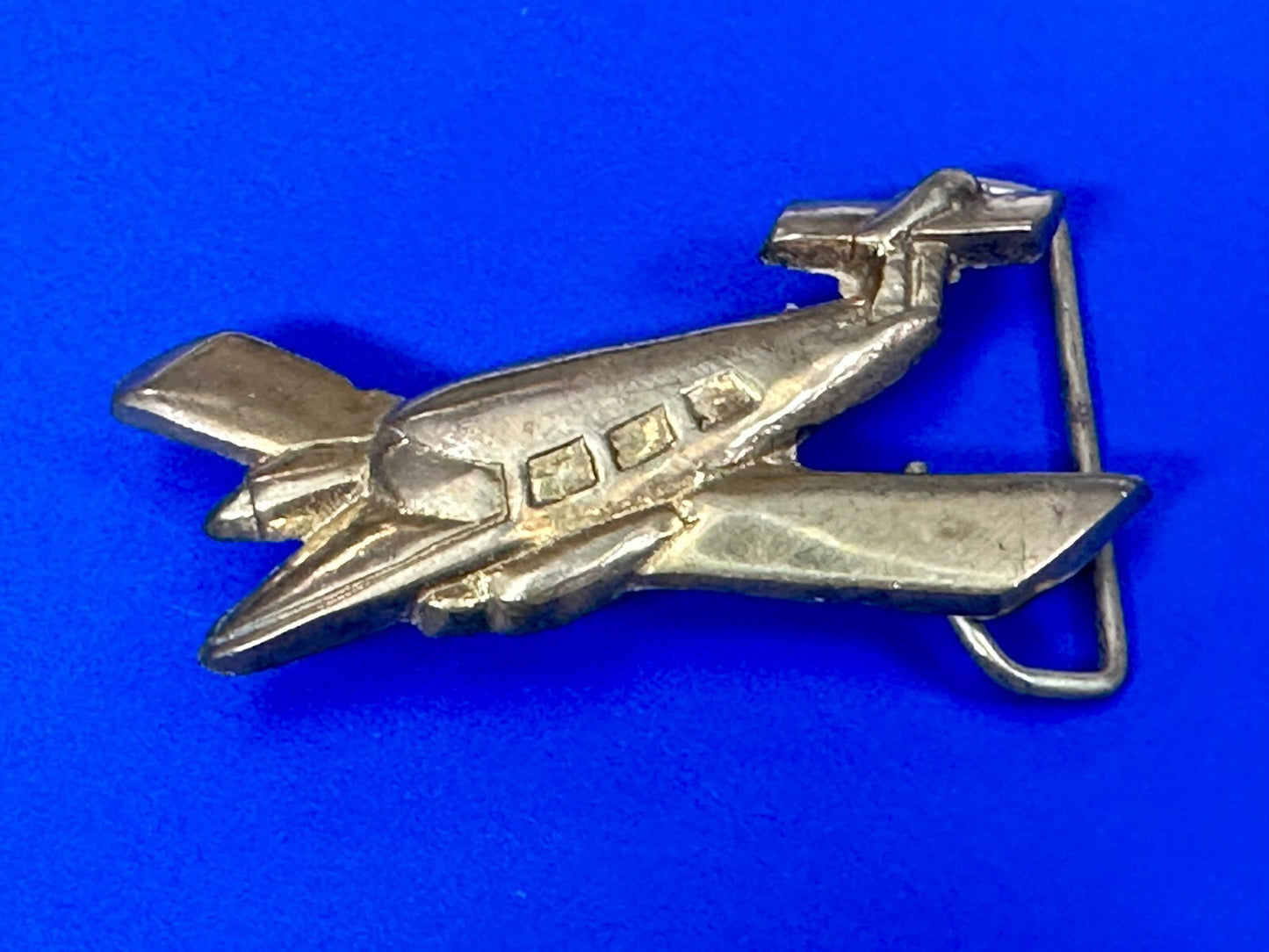 Beechcraft King AirPlane Aircraft Figural Private Pilot Cessna Belt Buckle