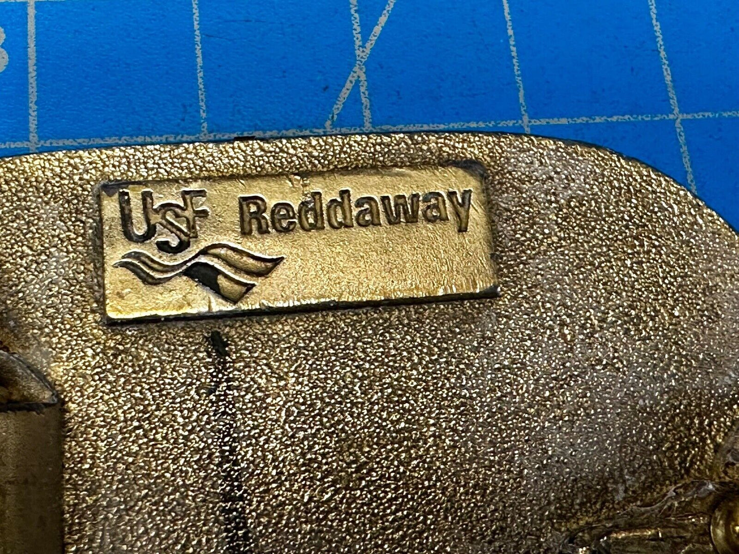 USF RedDaway Transportation Company Semis Drivers safety award 1996 Belt Buckle