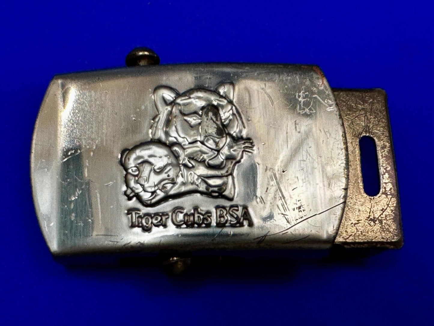 Tiger Cub Scout Replacement Solid Brass USA made Uniform Belt Buckle
