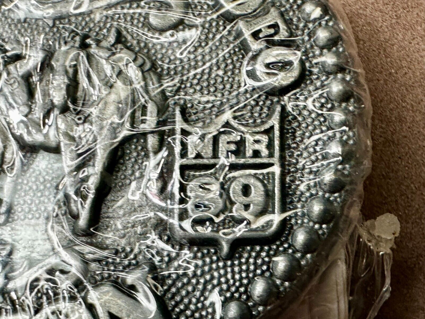 1989 Hesston National Finals Rodeo NFR Cowboys Youth Size NOS Belt Buckle