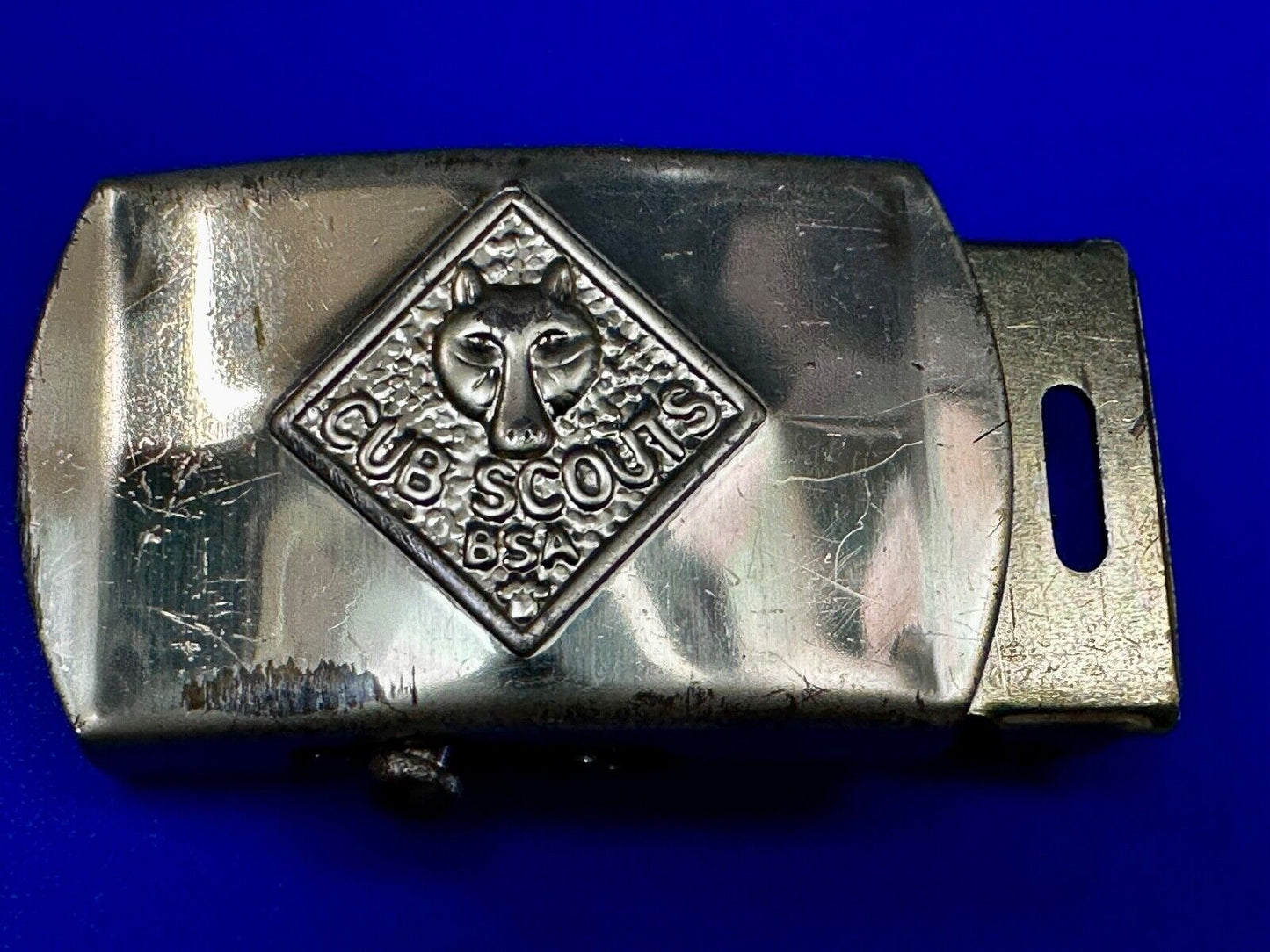 Vintage Cub Scouts Vintage Wolf BSA Solid Brass Replacement Uniform Belt Buckle