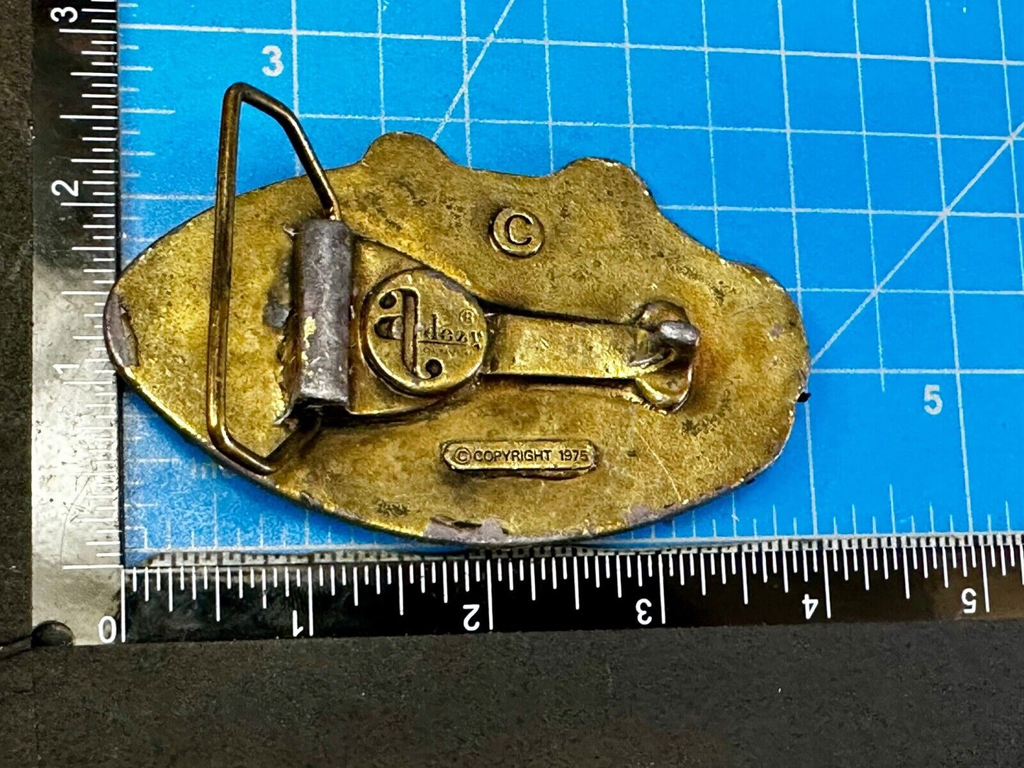 Vintage Big Sky Country Montana Belt Buckle Capitol! Vintage Adezy Denver
