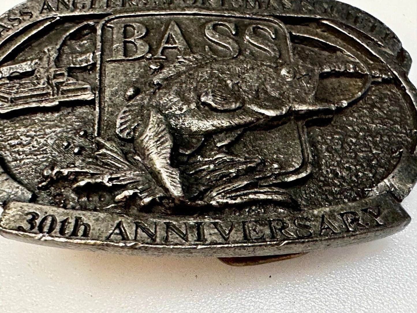 Bass Anglers Sportsman Society 30th Anniversary Club Belt Buckle
