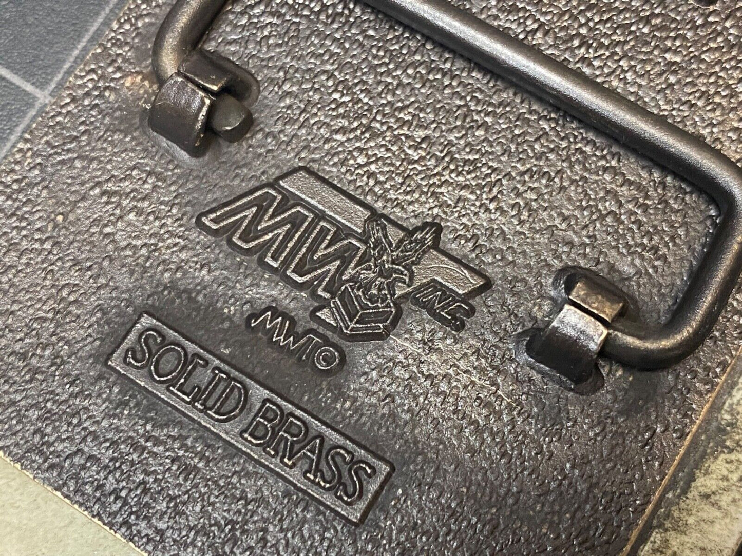 1989 Olympics Festival Commemorative Solid Brass Belt Buckle By Mwt