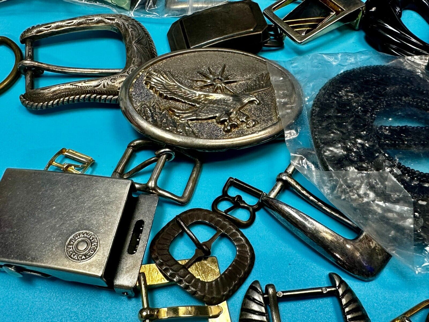 30 Vintage & Modern Belt buckles - Lot, Grab Bag - Resale Gifts!
