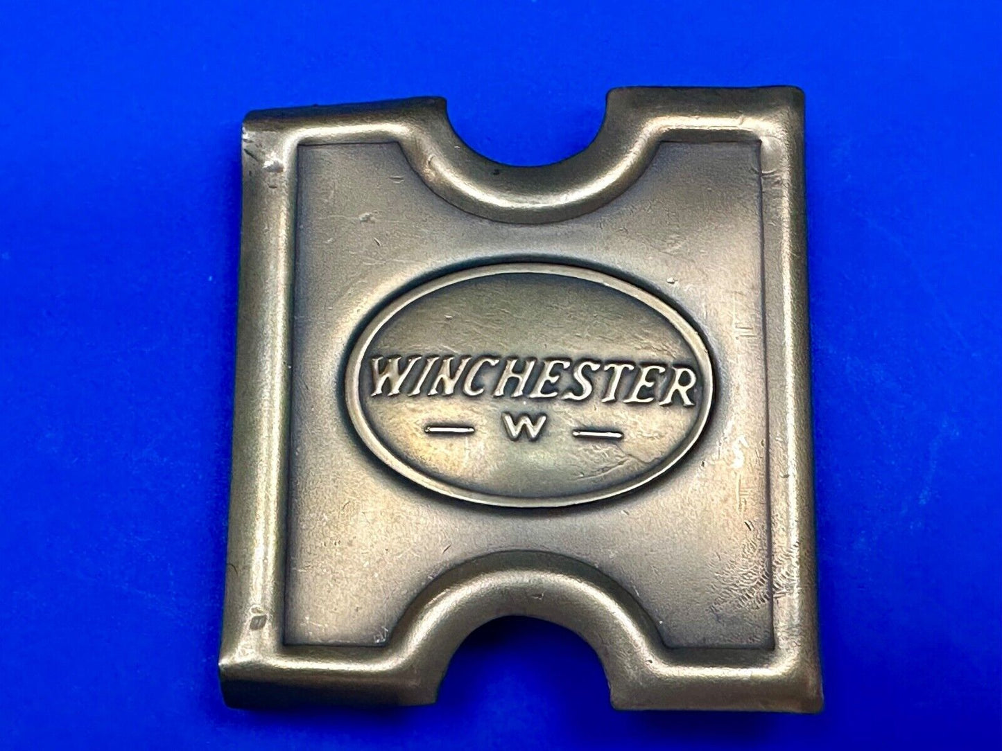 Antique Winchester W Guns Cartridge Belt Buckle Anson Mills 1881 T.C. Orndorff