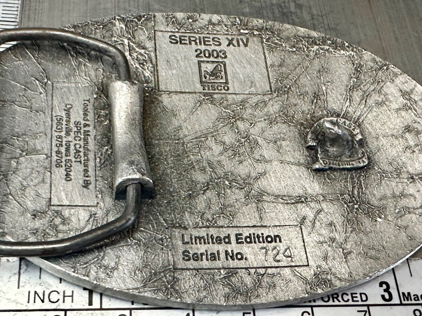 Tisco Farm Tractor Replacement Parts and Accessories vintage 2003 belt buckle