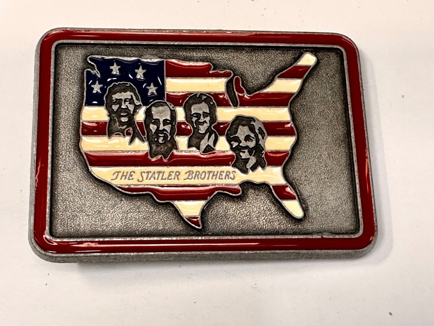 The Statler Brothers Band Country Music Band Record Promo Music Belt Buckle
