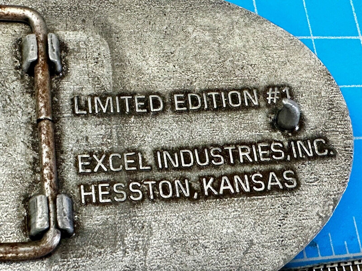 The Choice of the Pro Hustler Mower Mowing Landscaper Vintage Belt Buckle