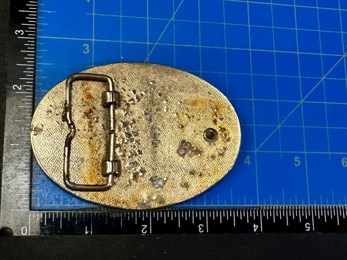 The Great Seal of Oklahoma 1907 Commemorative Vintage Belt Buckle