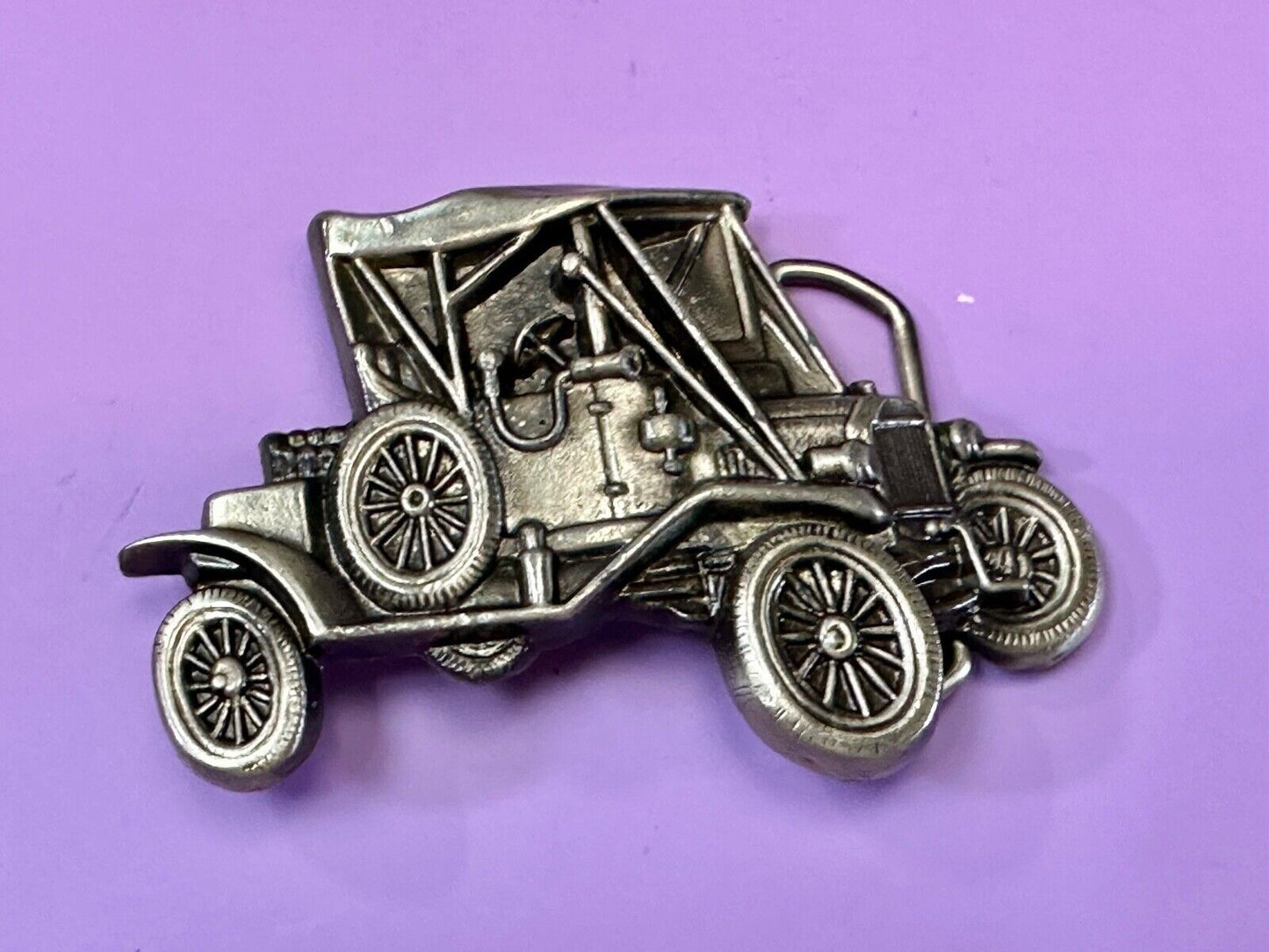 vintage Car Collectors Auto 30's? Cutout car shaped belt buckle
