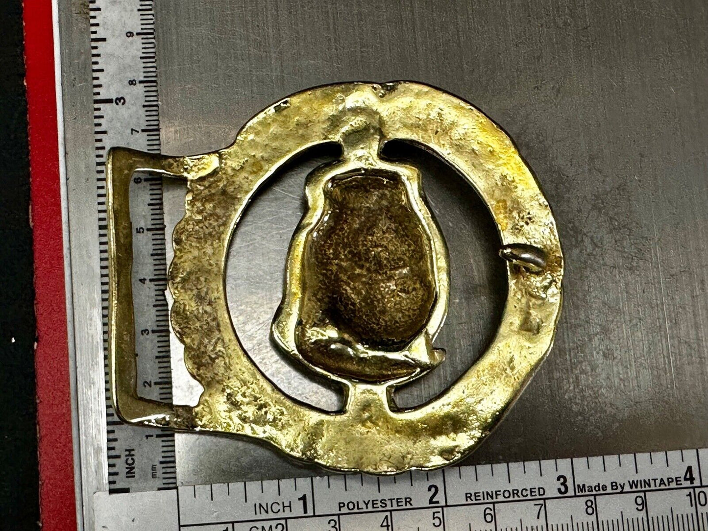 The Victorian Record Queen Victoria Royalty Horse Medallion Belt Buckle