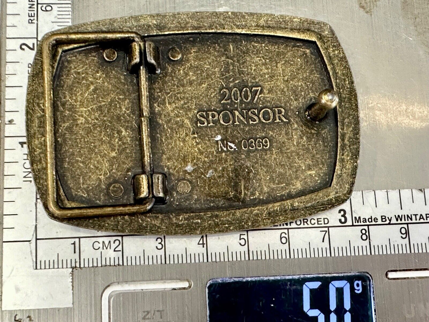 The American Veterans Disabled for Life Memorial Belt Buckle 2006