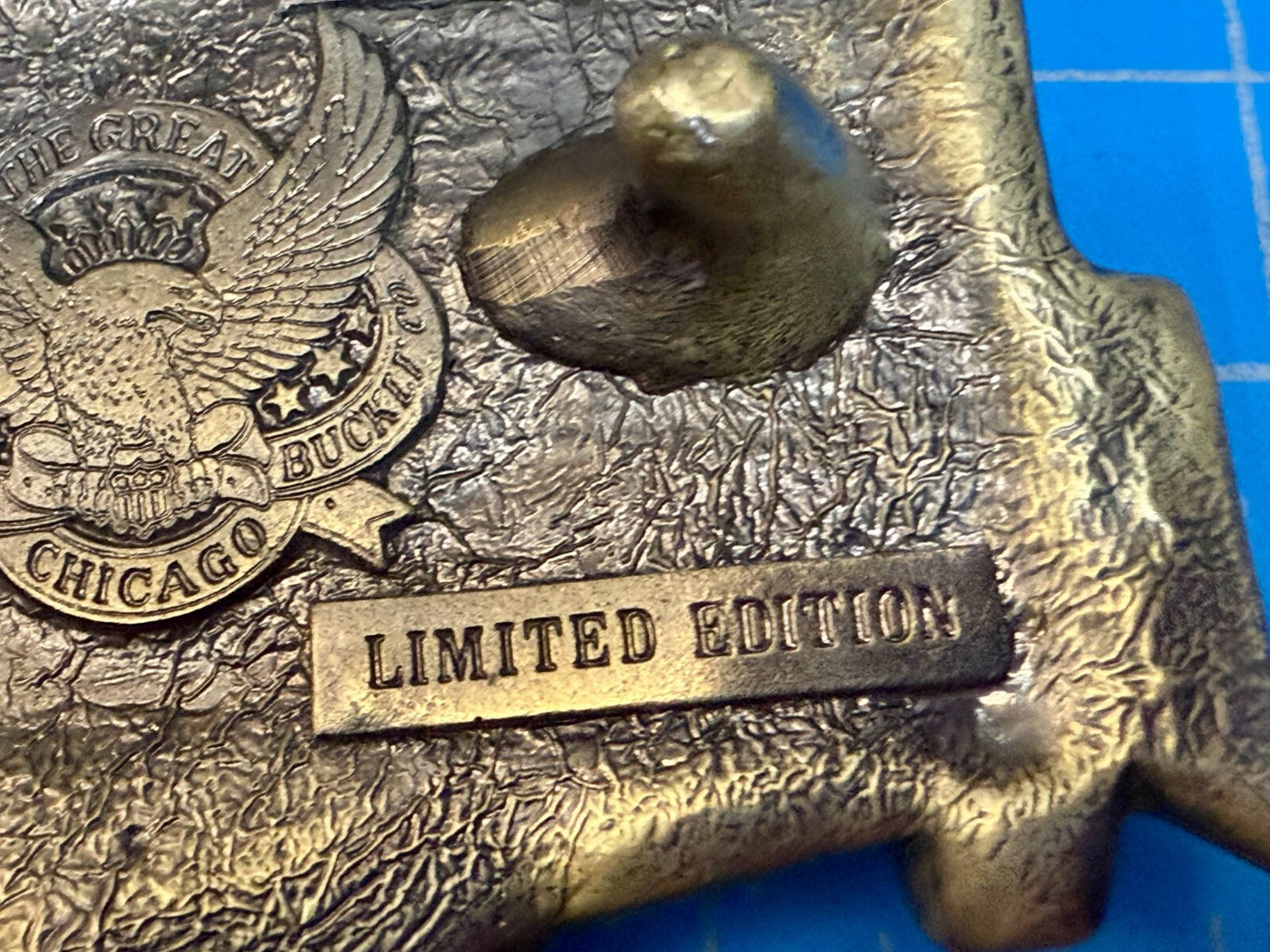 Vintage Caboose Railroad Car Freight Train 1979 The Great American Belt Buckle
