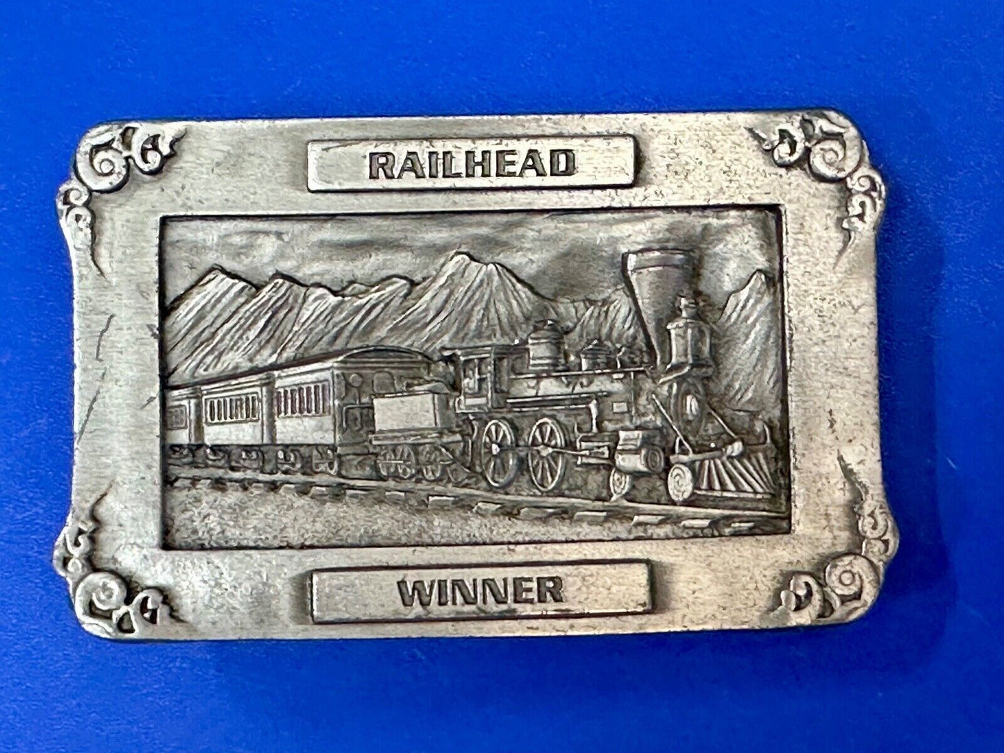 Train RR Railhead Winner ARIZONA COWBOY SHOOTERS ASSOCIATION BELT BUCKLE
