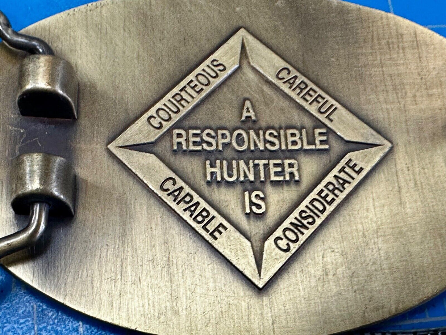 Texas Hunter Education Instructor 500 Parks & Wildlife Dept Belt Buckle