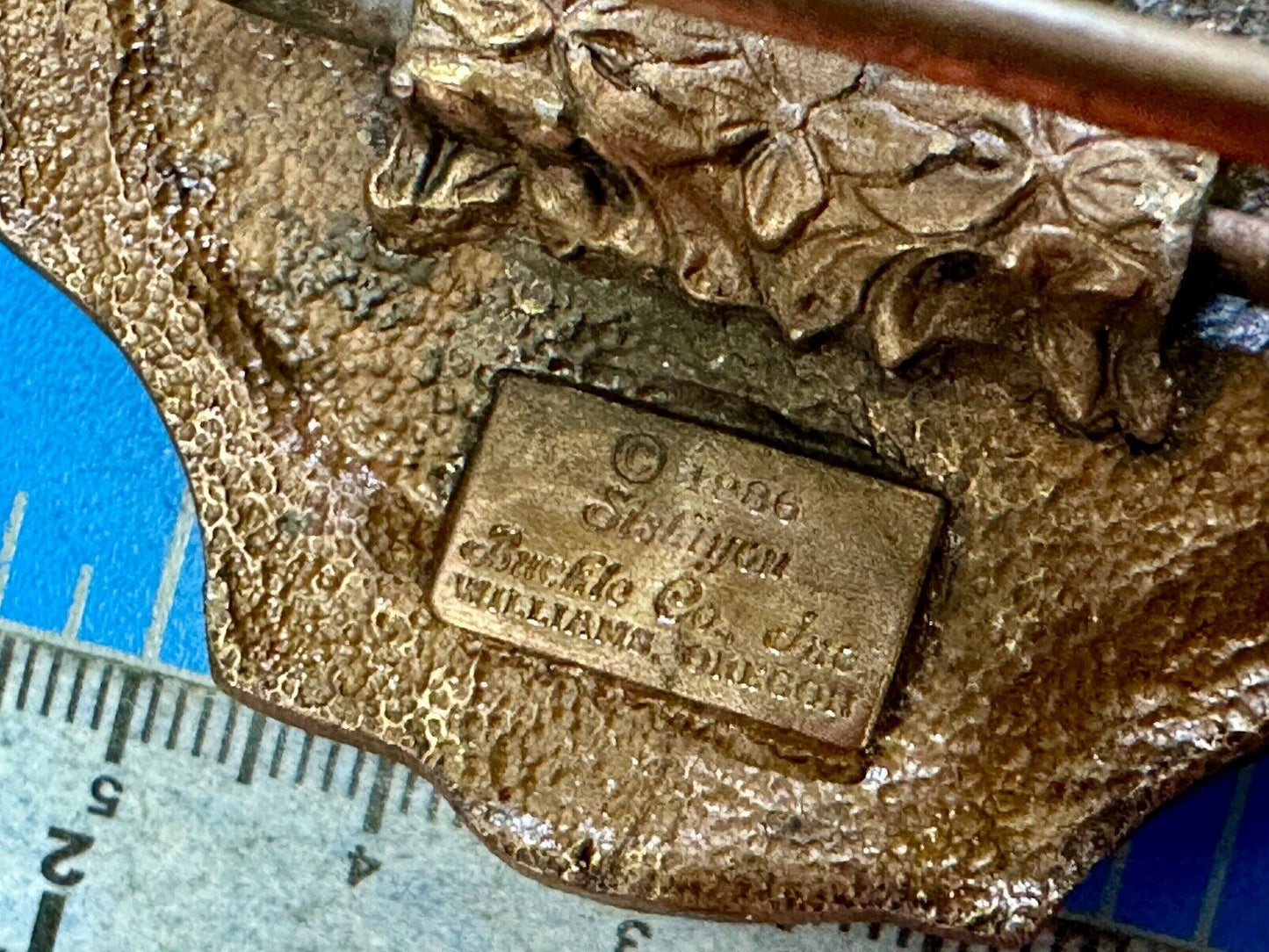 Tisco 50 year celebration Tractor farm supply company promo 1986 belt buckle