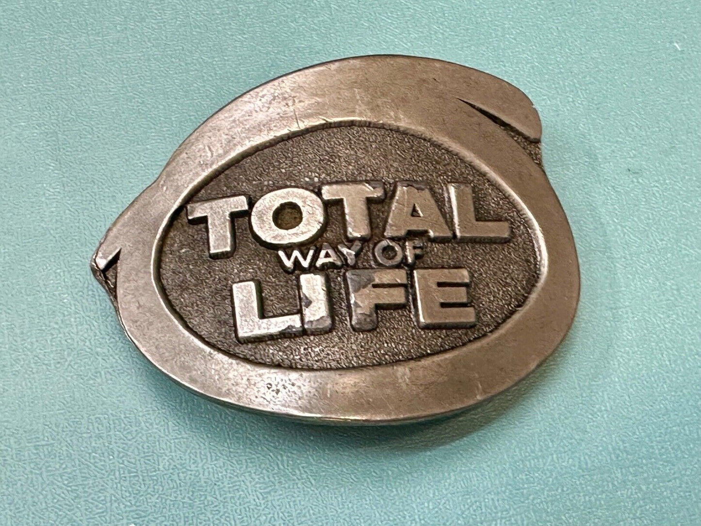 Total Way of Life Lewis Buckles Belt Buckle Midway Independent Life 1976