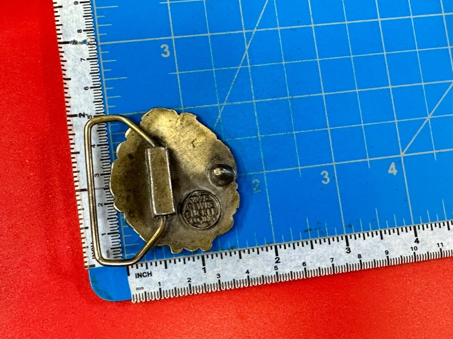 Beautiful Women's Cameo - vintage Lewis belt buckle