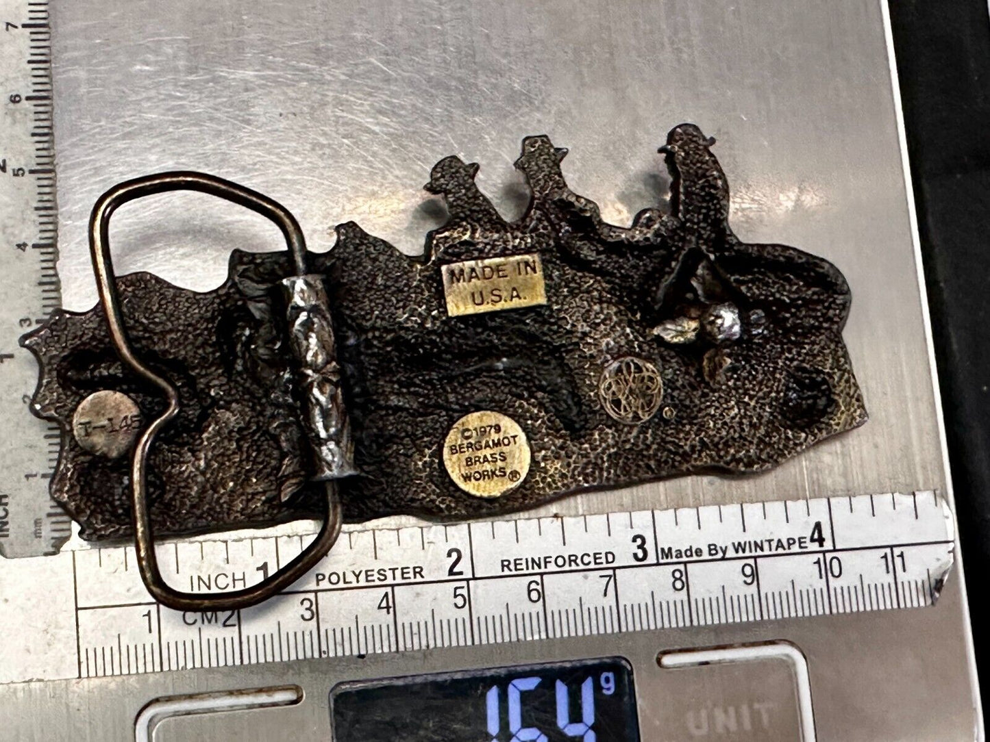 The Caddle Drive - Rodeo Cowboys Ranchers Day at Work Bergamot Belt Buckle