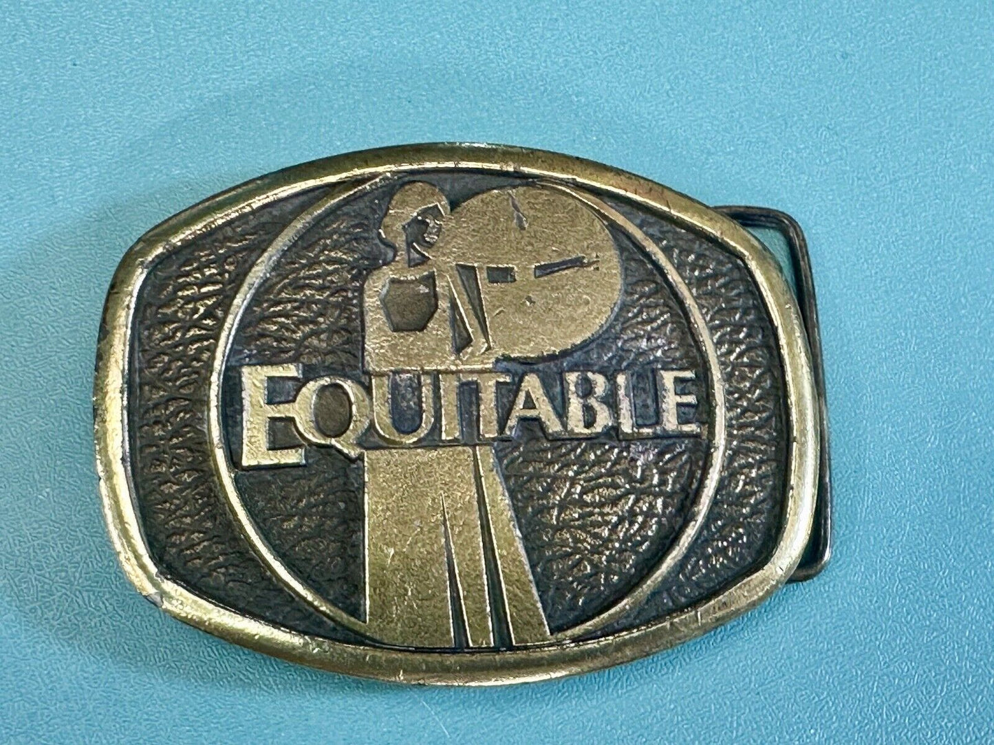 Vintage Belt Buckle Deco Equitable by Wyoming Studio Art Works