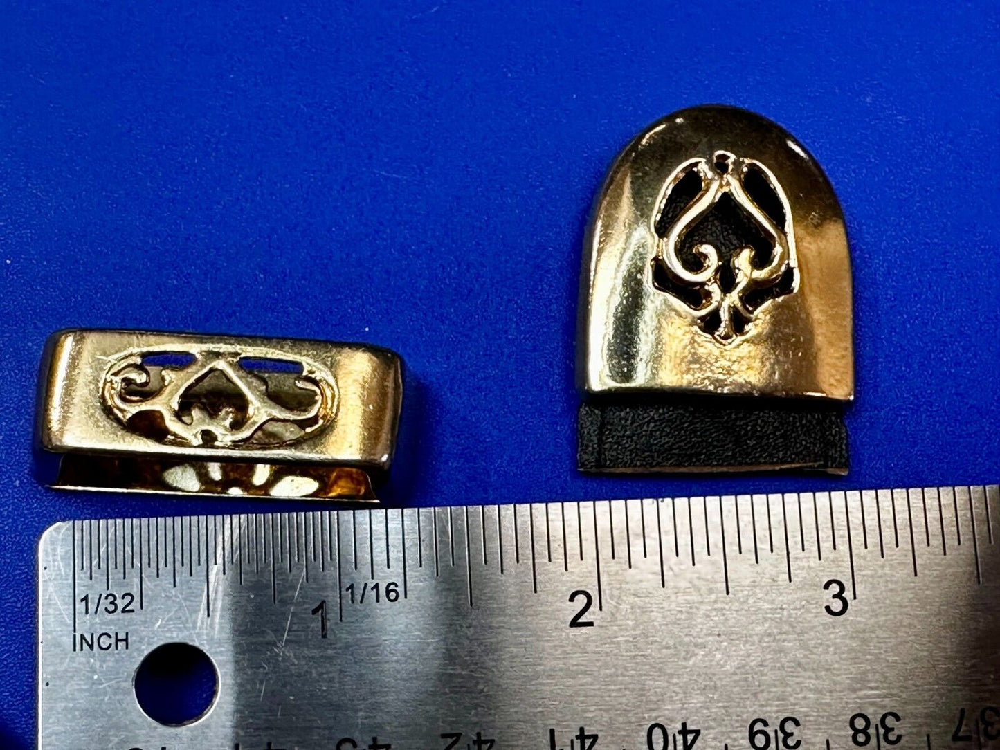 Three Piece Vintage Ranger Belt Buckle Set - Keeper & Tip Included