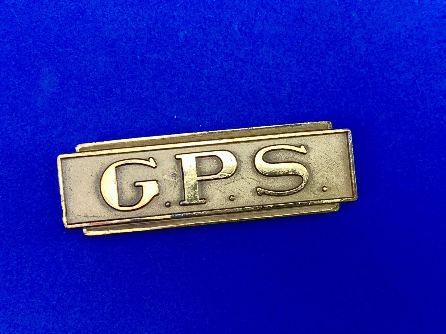 Vintage Belt Buckle By Herff Jones. Initials? Letters Gps