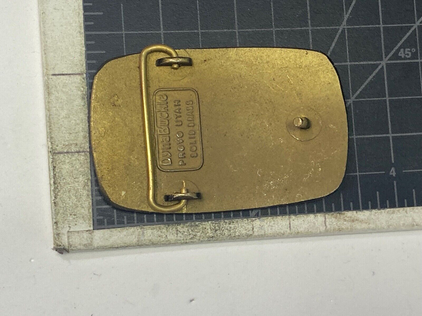 Usa Utility, Building The Best Since 1914 - Dynabuckle Solid Brass Belt Buckle