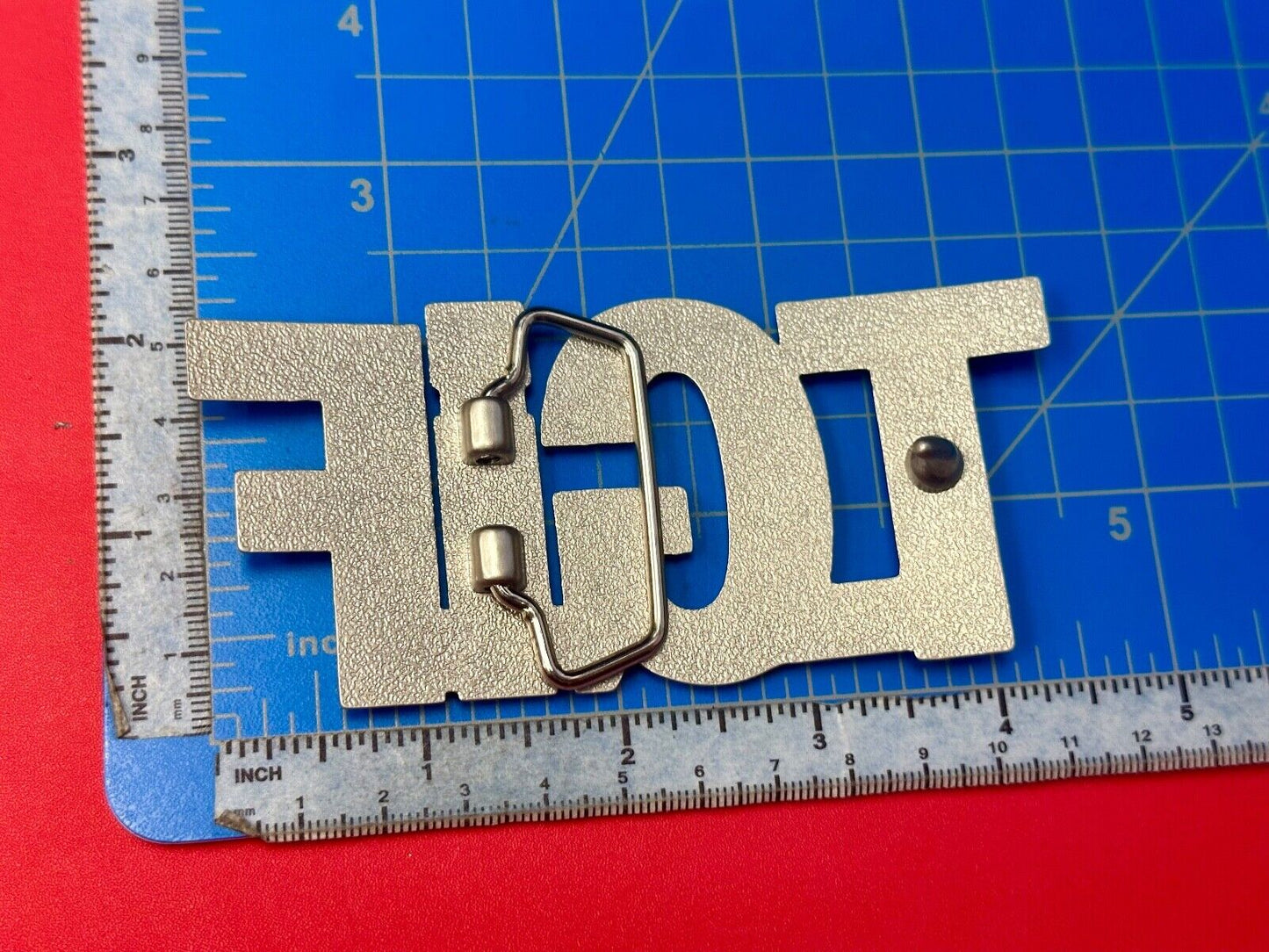 TGIF Thank God Goodness It’s Friday Block Letters Statement Novelty Belt Buckle