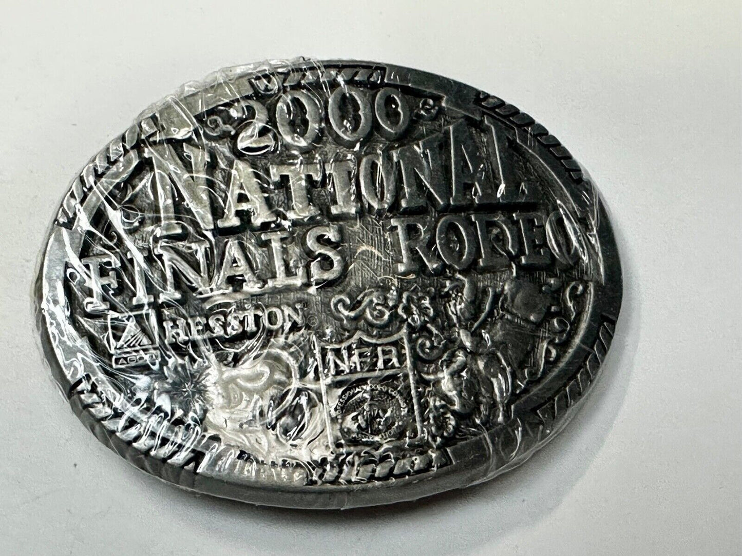 2000 NFR National Finals Rodeo NOS Youth Size Montana Silversmiths Belt Buckle