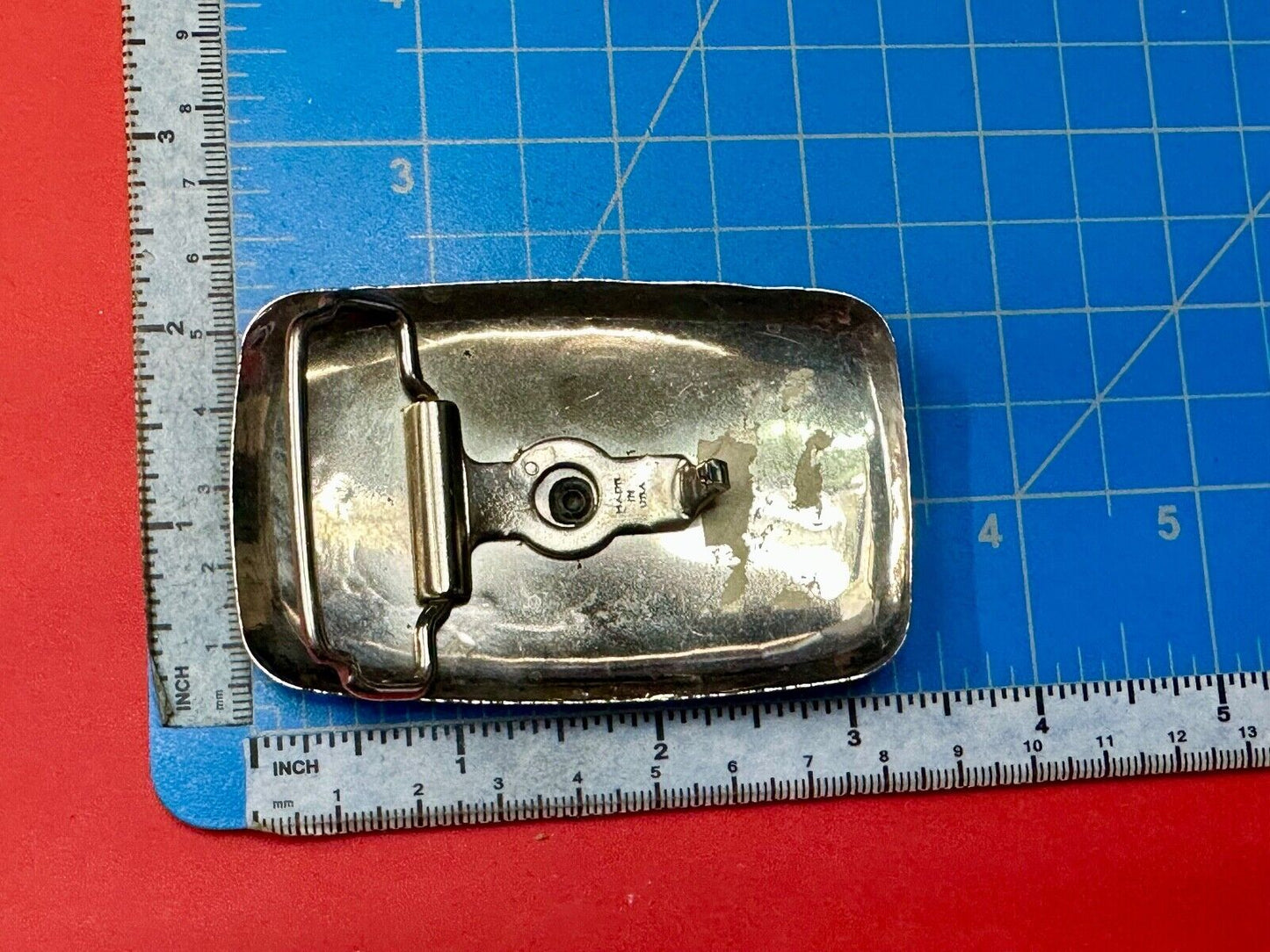 USA made Vintage Cowboy Boots - Western two tone belt buckle