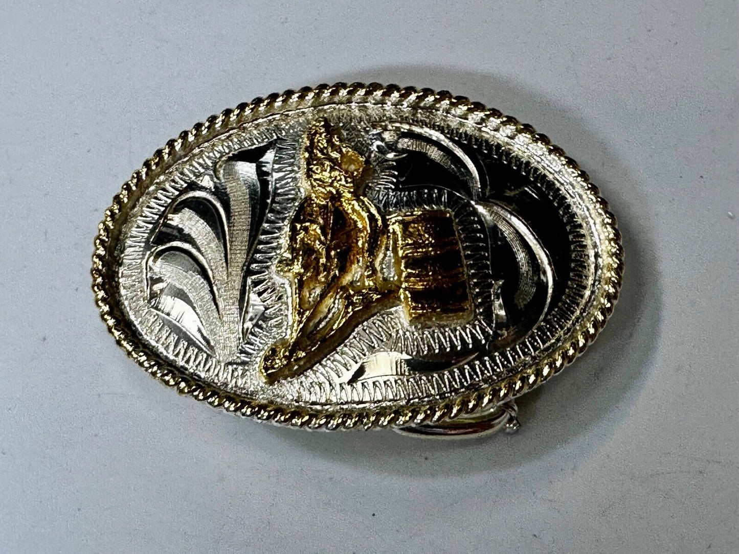 Barrel Riding - Rodeo Cowgirls KidsBelt Buckle by The Classic Buckle Collection