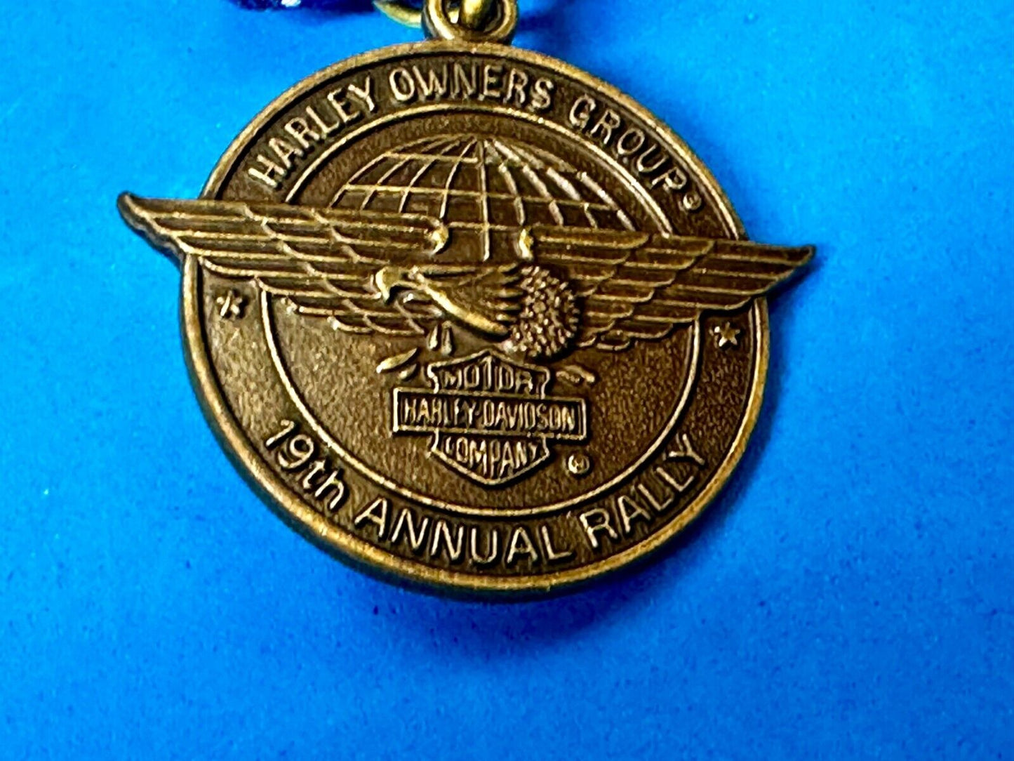 Atlanta 19th Annual Bike Rally Medal Pin Award Harley Davidson Owner Group HOG