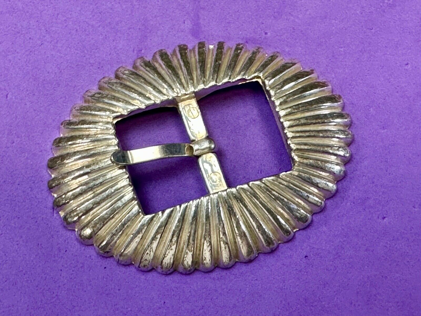 Taiwan SL marked oval center bar replacement belt buckle