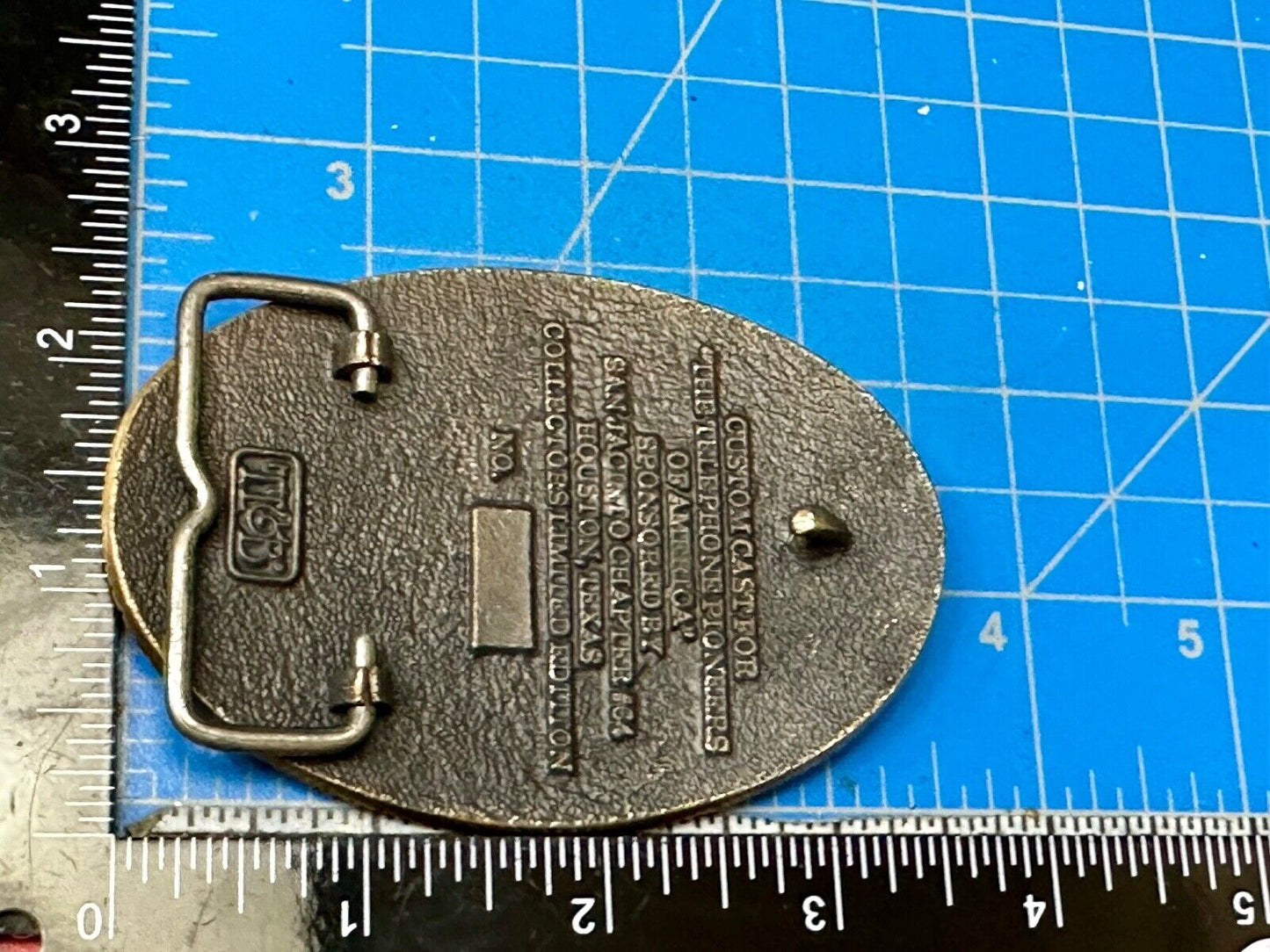 Telephone Pioneers of America TL&B Belt Buckle Fellowship Loyalty Service