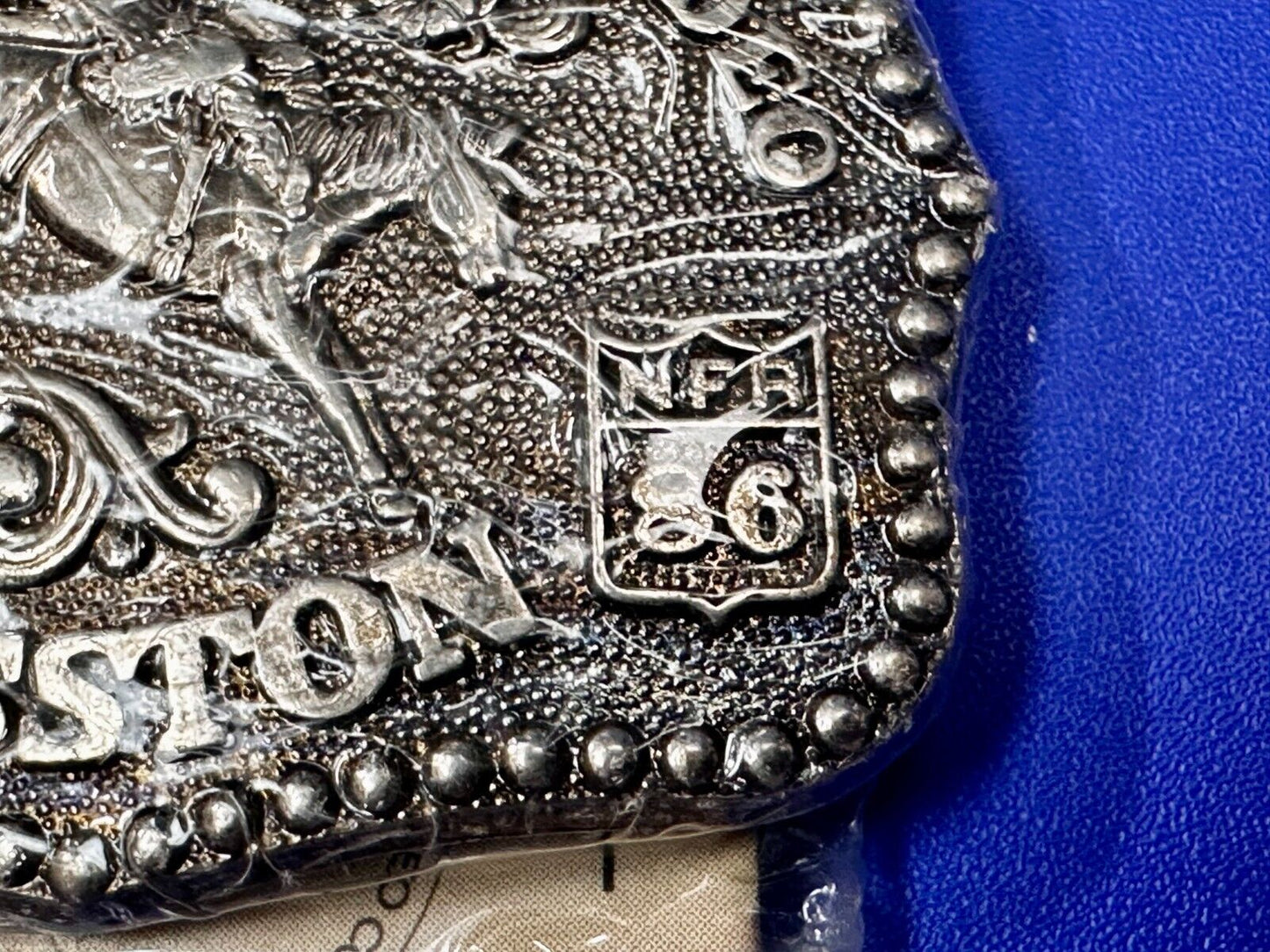 1986 Hesston National Finals Rodeo NFR Cowboys Youth Size NOS Belt Buckle