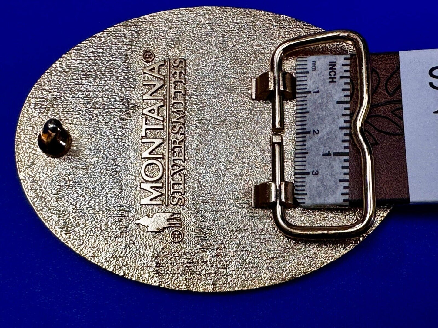 2013 Pendleton Whiskey Let'er Buck Rodeo Cowboy Montana Silversmiths Belt Buckle