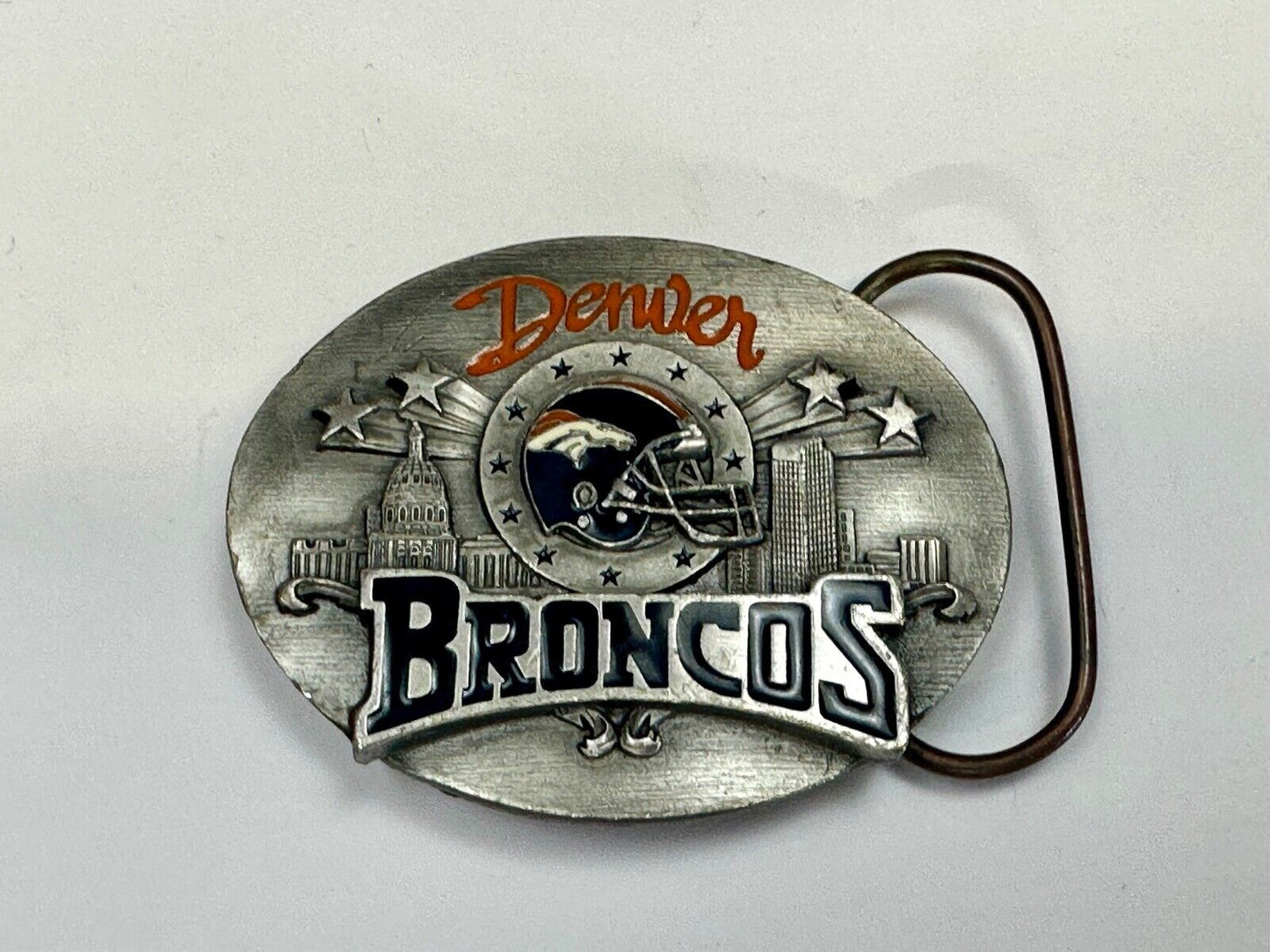 THE Denver Broncos - Most NFL Wins of the 1990's commemorative belt buckle