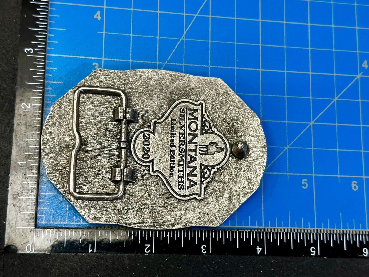2020 Pendleton Whiskey Let'er Buck Rodeo Cowboy Montana Silversmiths Belt Buckle