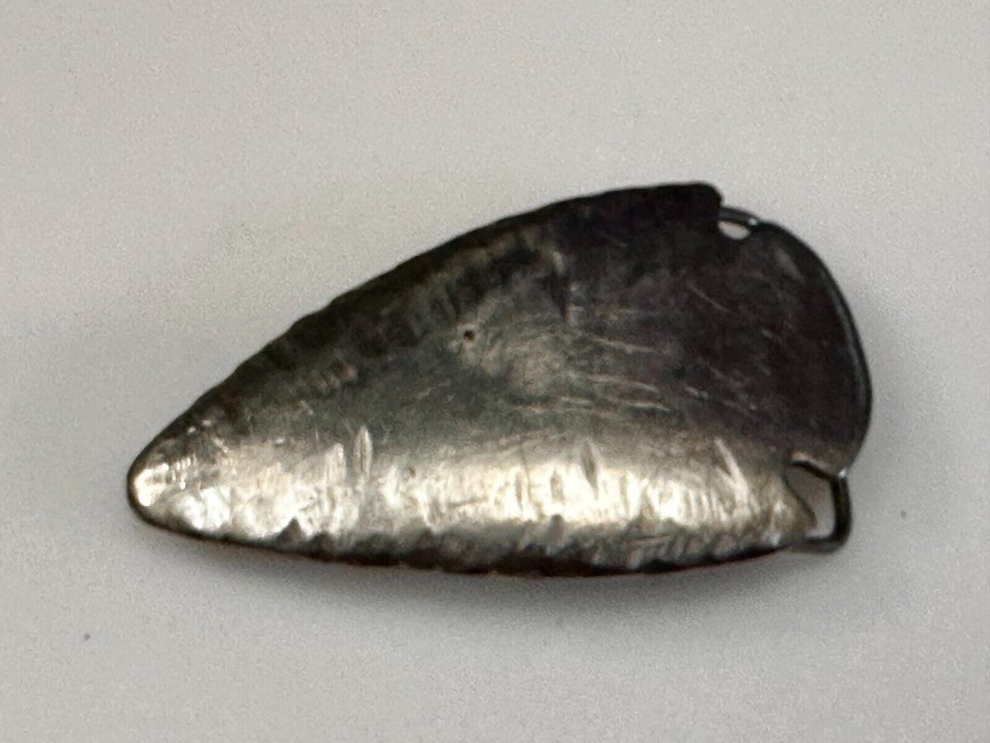 Arrow Head Artisan Cast Made Native Indian Art Figural Silver? Belt Buckle