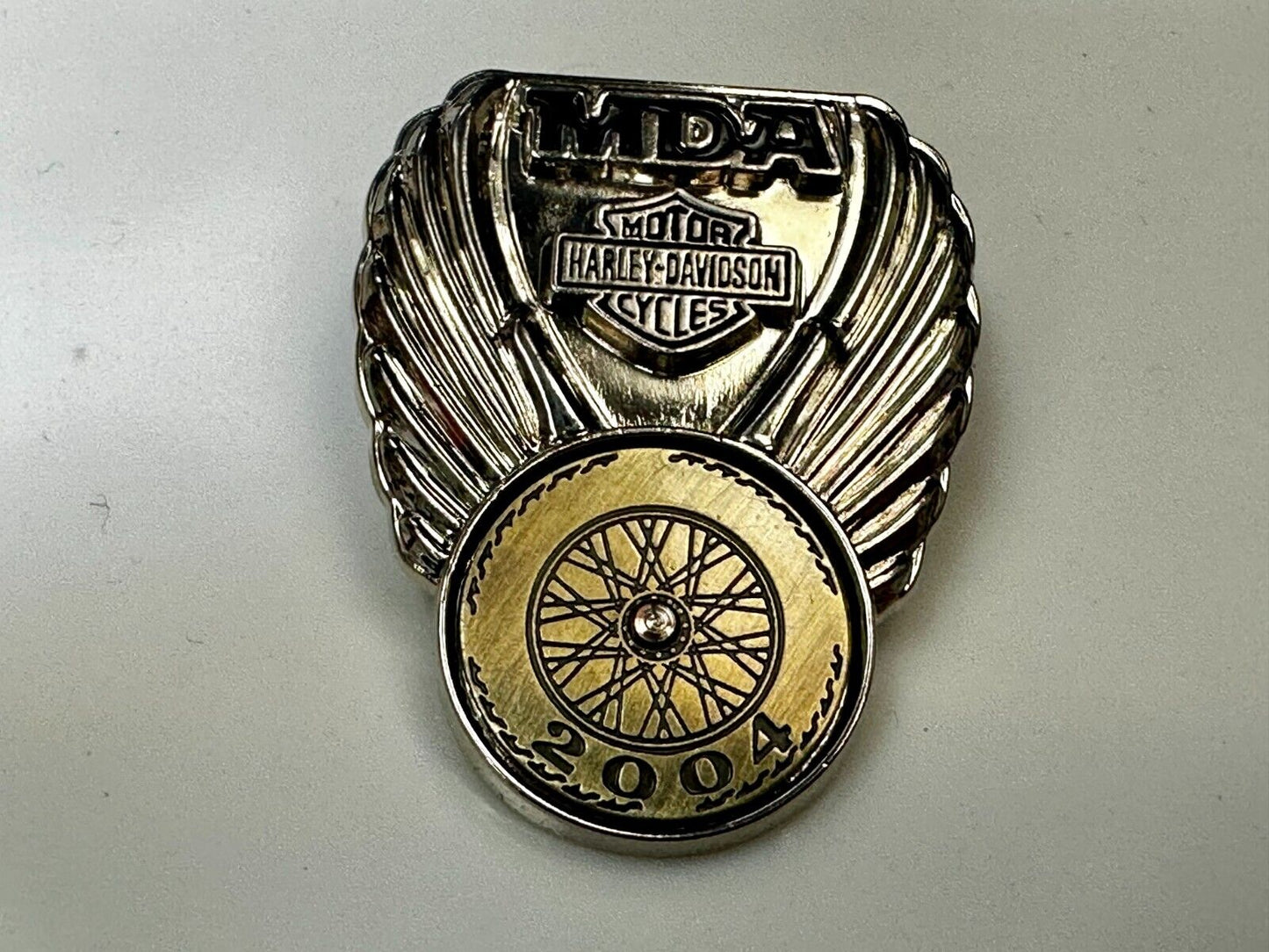 2004 MDA Harley Davidson Motorcycles Pin for Jacket or Vest