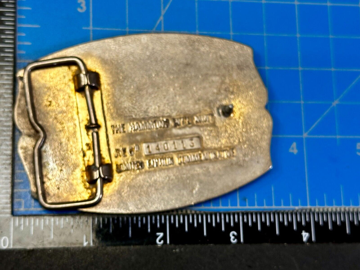 1886-1986 USA FRANCE Statue of Liberty belt buckle - Hammond Mint Commemorative