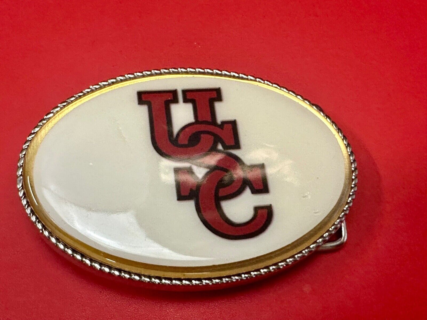 USC University of Southern California LED Flashing belt buckle w/ fresh battery!