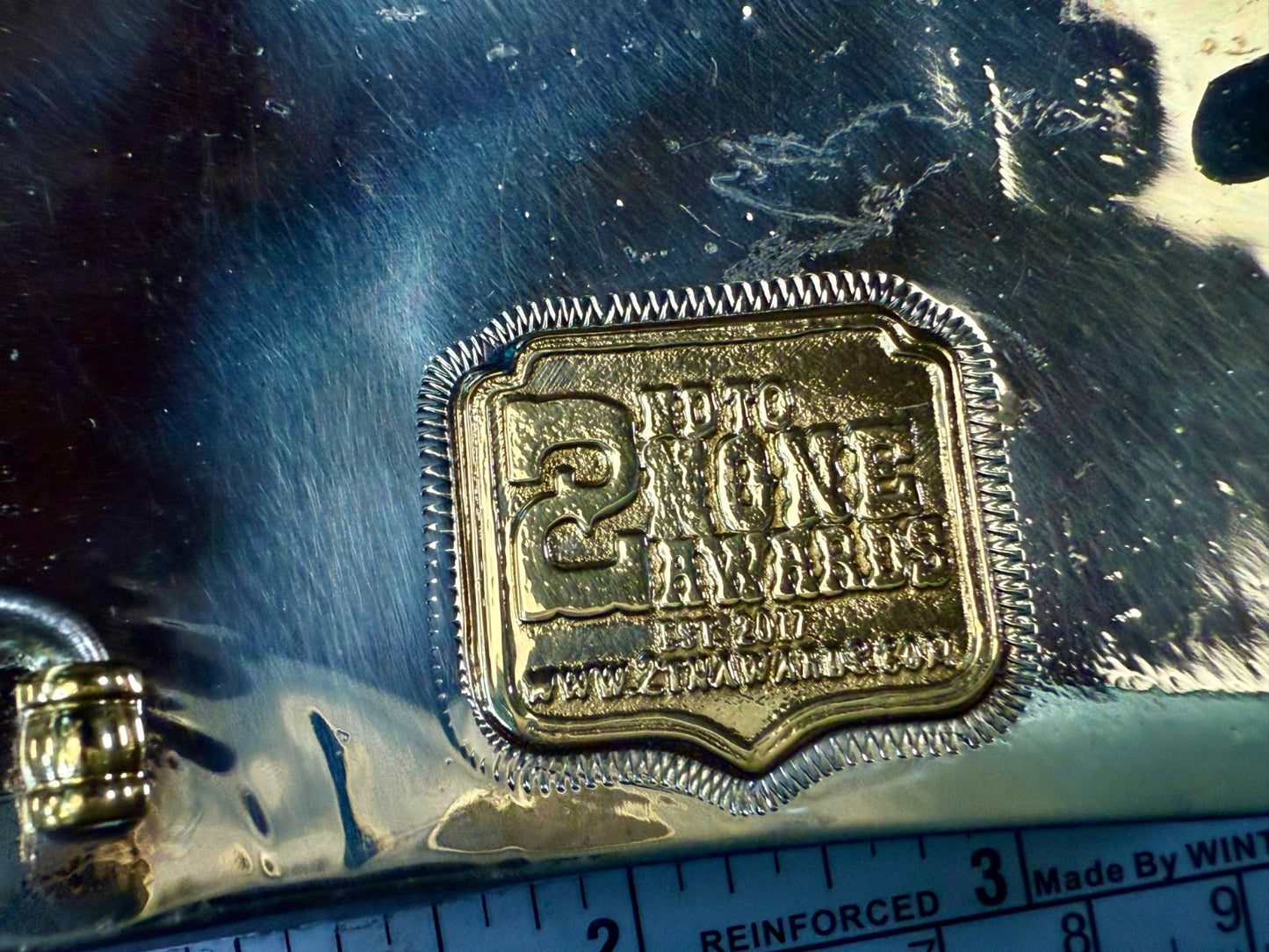 2022 Budweiser Toads Shootout TID 2ND to None NASCAR Trophy Belt Buckle