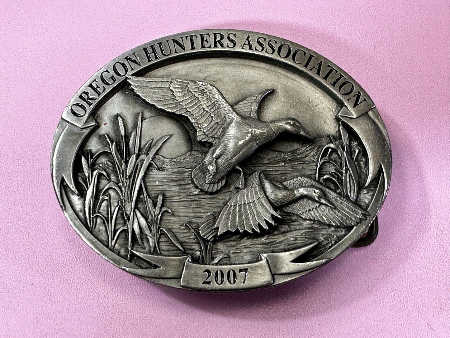 24th Annual Oregon Hunters Association Commemorative Limited Edition Belt Buckle